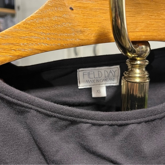 Field Day Sleeveless Chocolate Brown Fit and Flare Dress XS - Picture 5 of 9